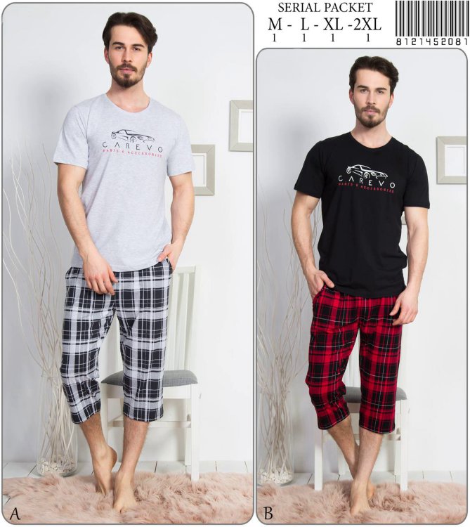 мужская пижама (бриджи)